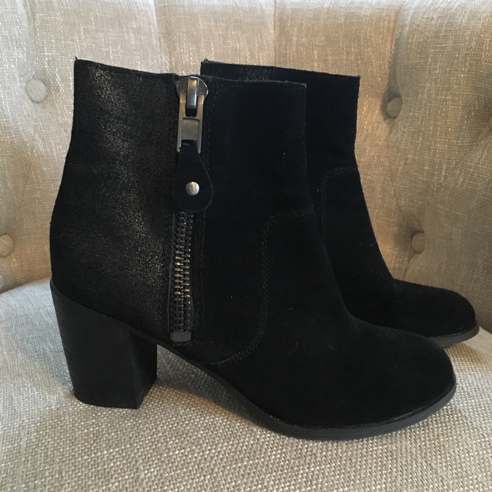 Franco Sarto Metallic ankle boots